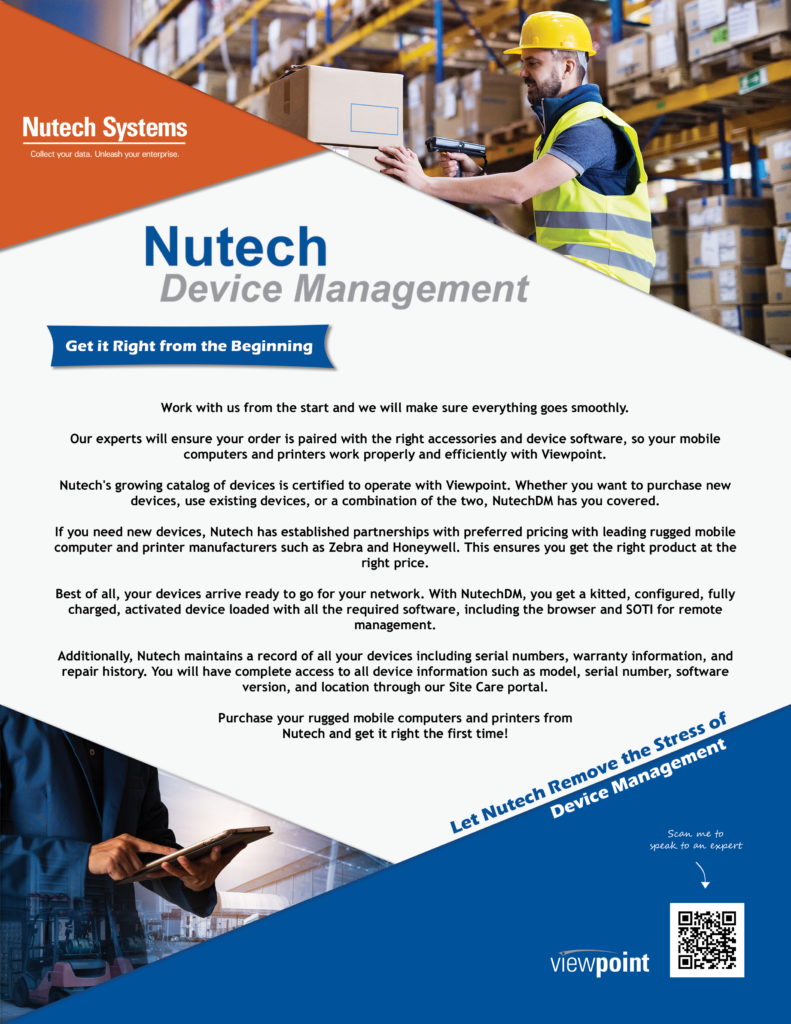 Description of what is offered when NutechDM is purchased from Nutech Systems.